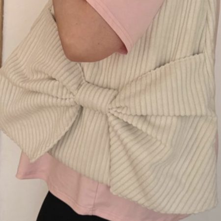 Bow tote bag /hobo bag