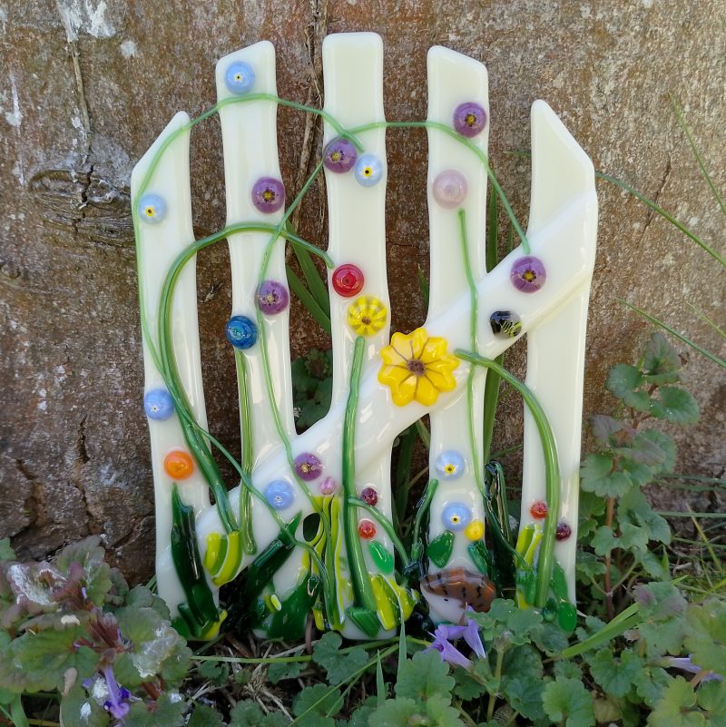 Handmade Fused Glass Enchanted Fairy Gate