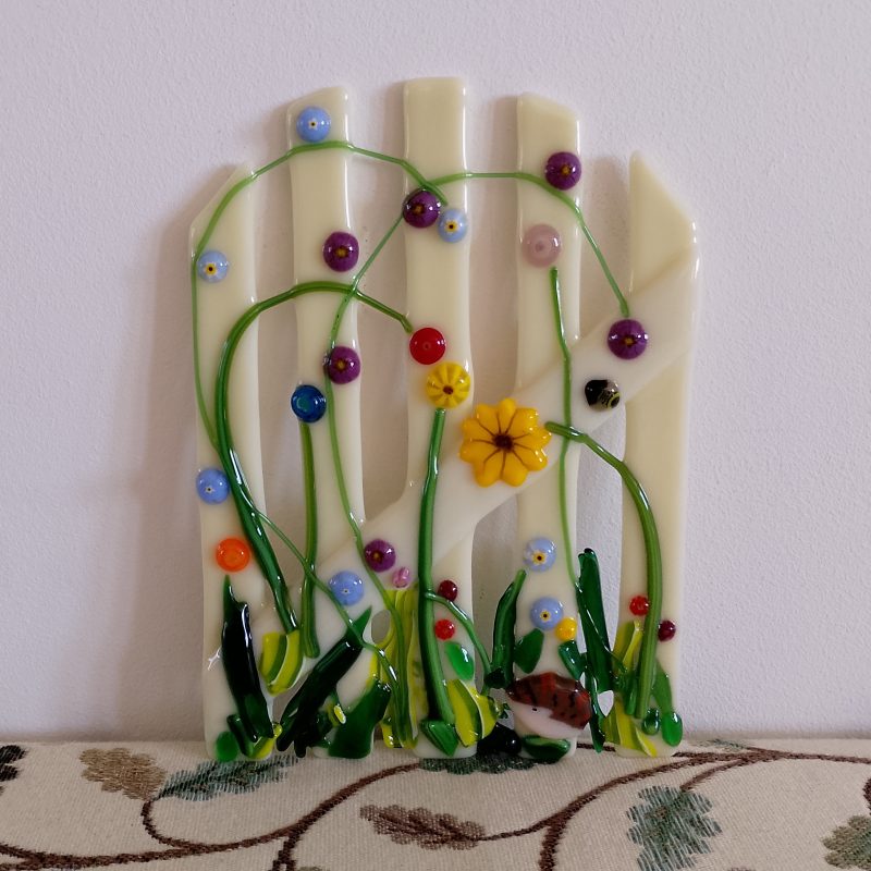 Handmade Fused Glass Enchanted Fairy Gate