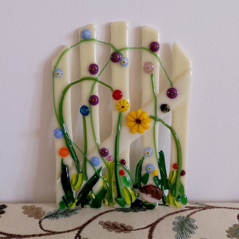 Handmade Fused Glass Enchanted Fairy Gate