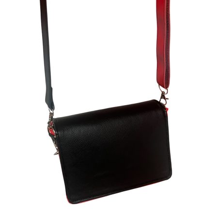 Vampire style PU crossbody bag
