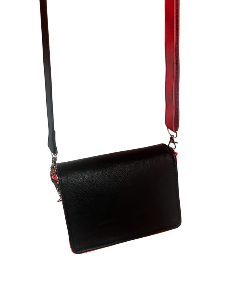Vampire style PU crossbody bag