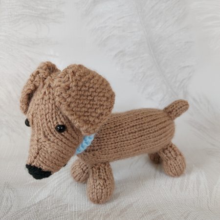 Hand-knitted Sausage Dog