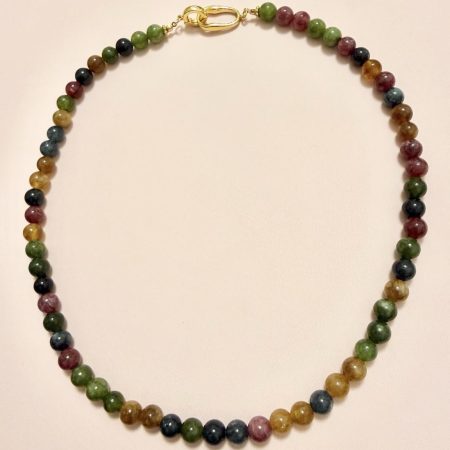 Natural Tourmaline gemstone necklace