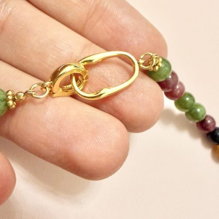 Natural Tourmaline gemstone necklace