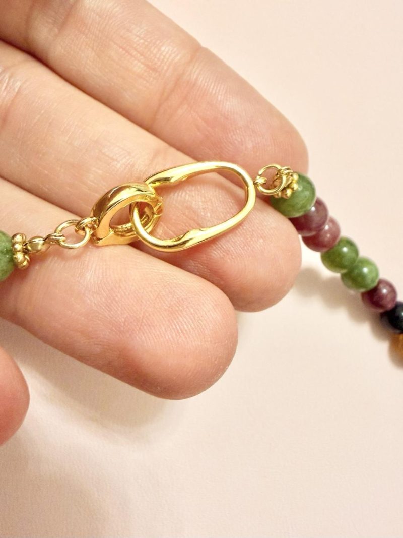 Natural Tourmaline gemstone necklace
