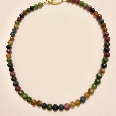Natural Tourmaline gemstone necklace