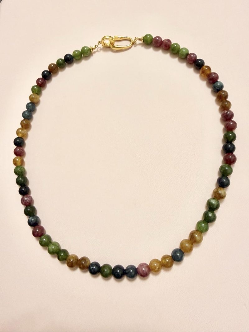 Natural Tourmaline gemstone necklace