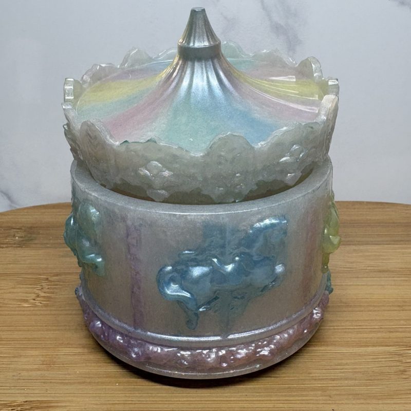 Resin Carousel Trinket