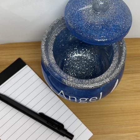 Angel Whisper Pot - Blue and Silver