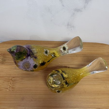 Yellow Flower Bird Set