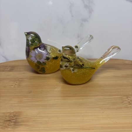 Yellow Flower Bird Set