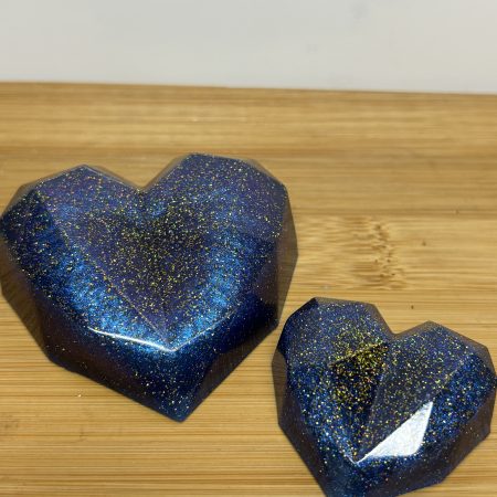 Next To Me Heart Set - Blue and Gold