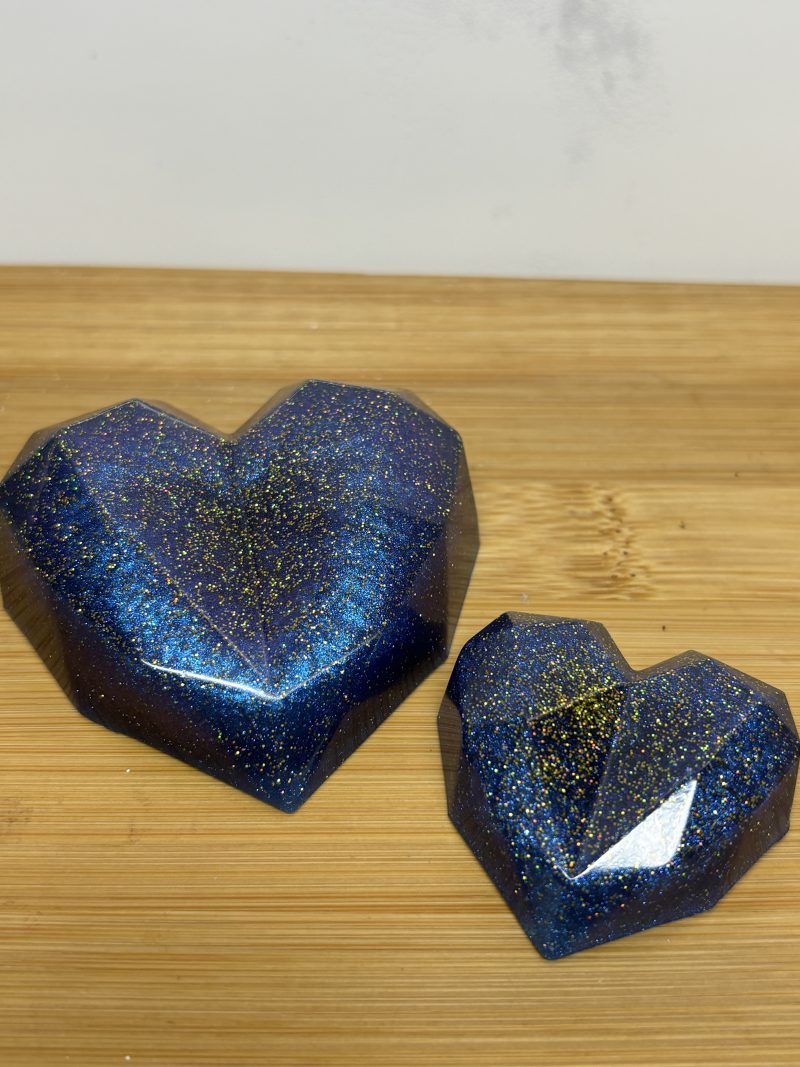 Next To Me Heart Set - Blue and Gold