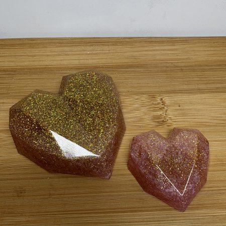 Next To Me Heart Set - Peach and Gold