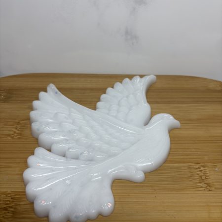 Large Dove, Flat Design - White