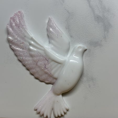 Small Dove - White and Pink