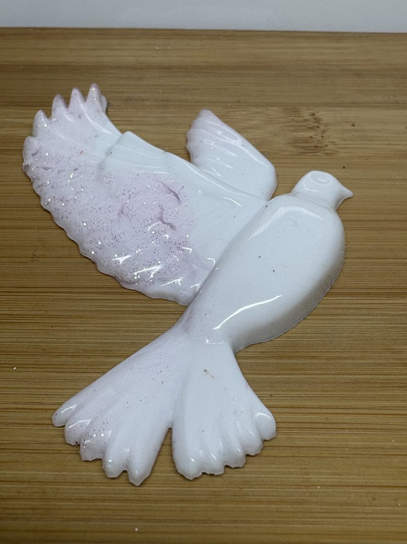 Small Dove - White and Pink