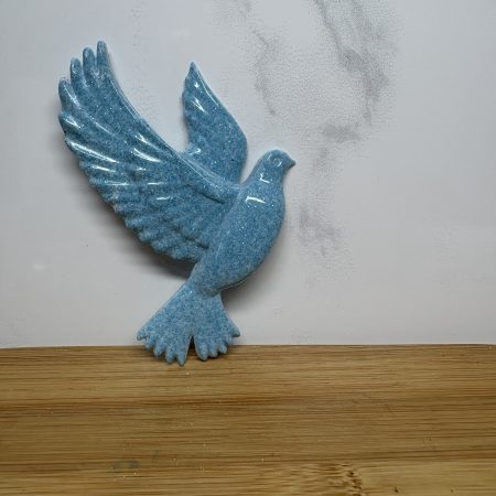 Small Dove - Blue Sparkly