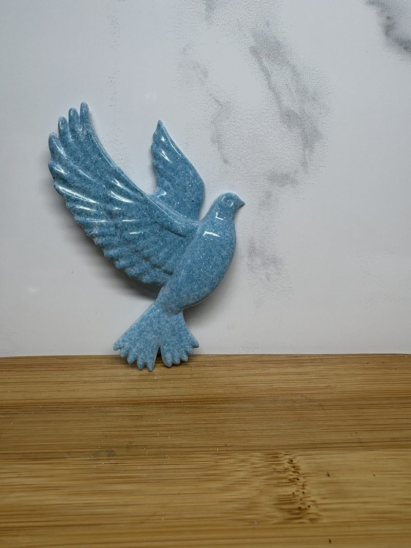 Small Dove - Blue Sparkly