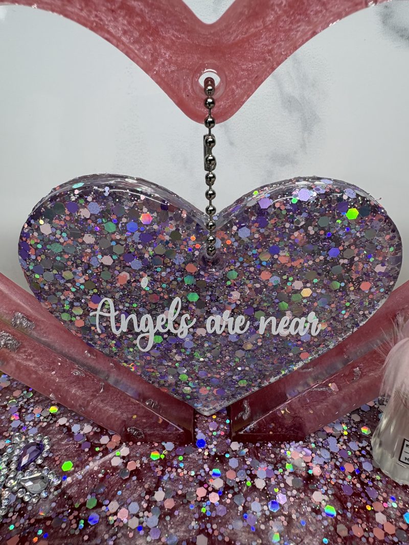 Heart Arch Design - Sparkly Pink