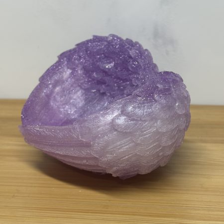 Wing Tealight Trinket Bowl - Purple