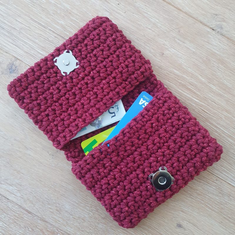 Compact Sparkle Cash/Card Purse
