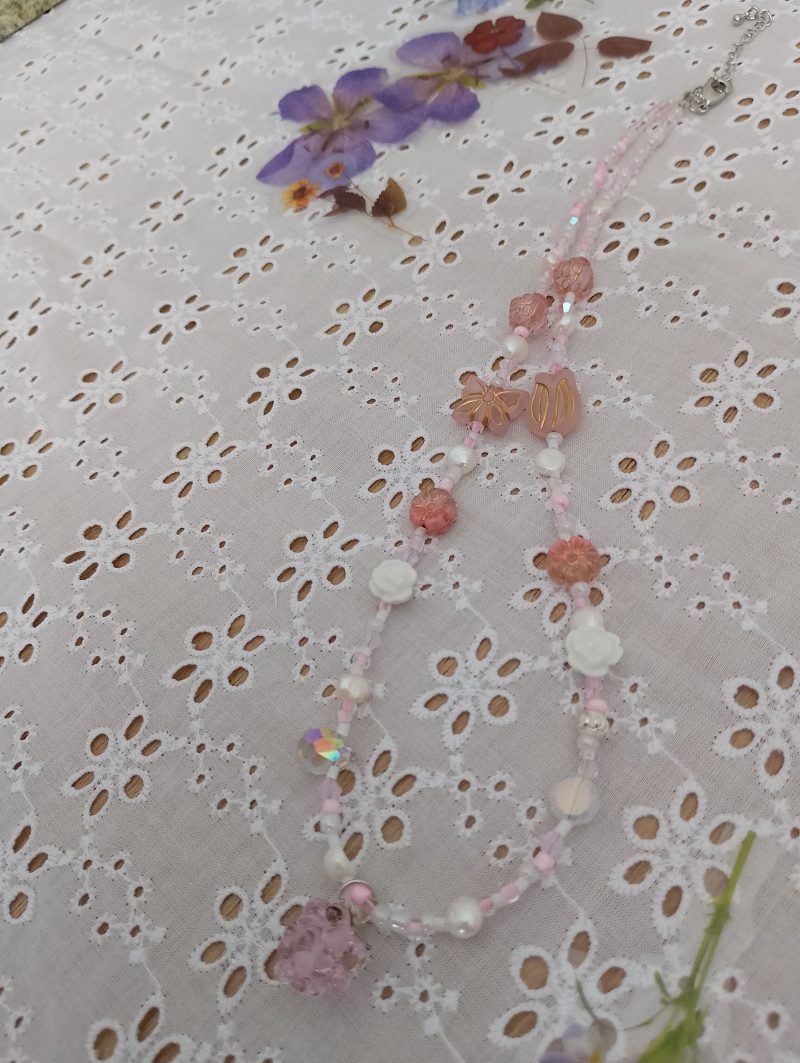 English Garden Necklace with Pearls