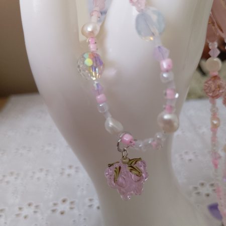 English Garden Necklace with Pearls
