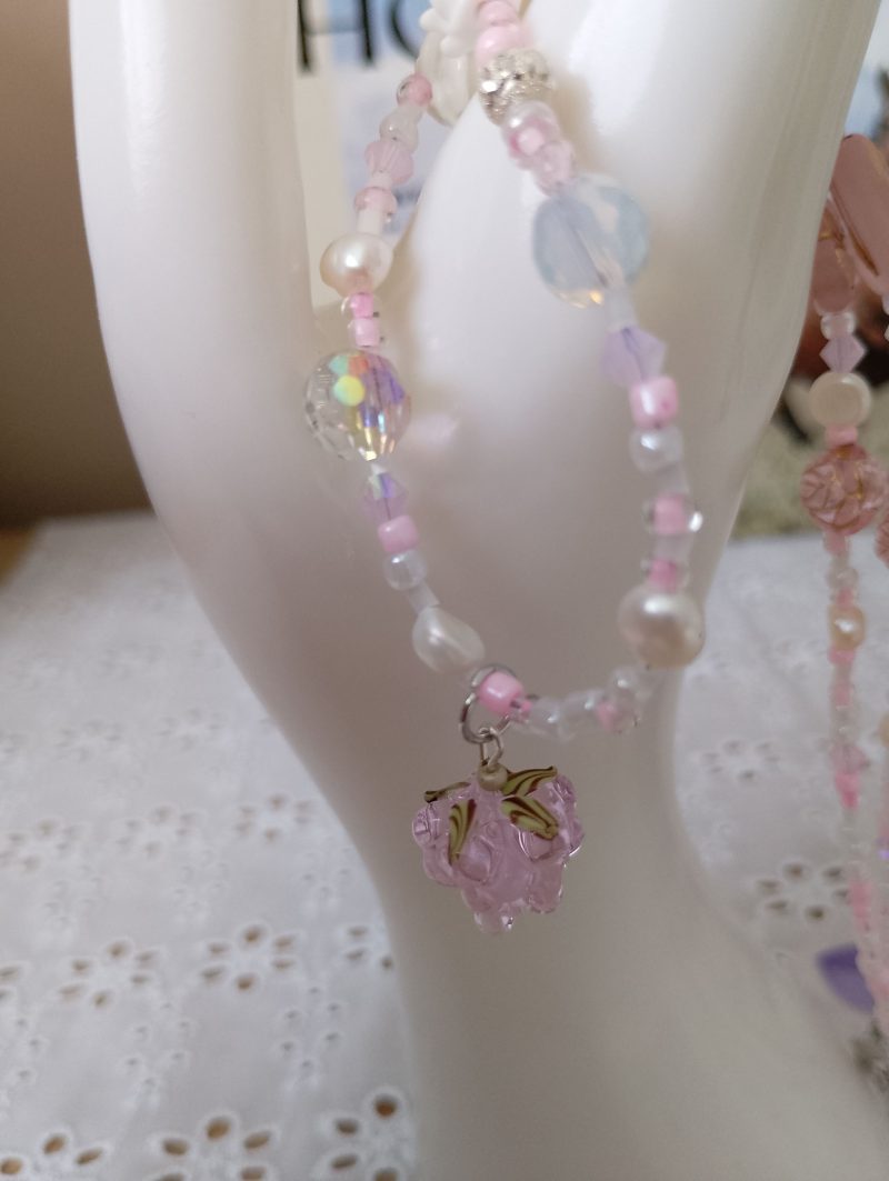 English Garden Necklace with Pearls