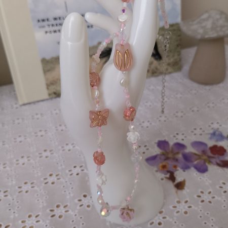 English Garden Necklace with Pearls