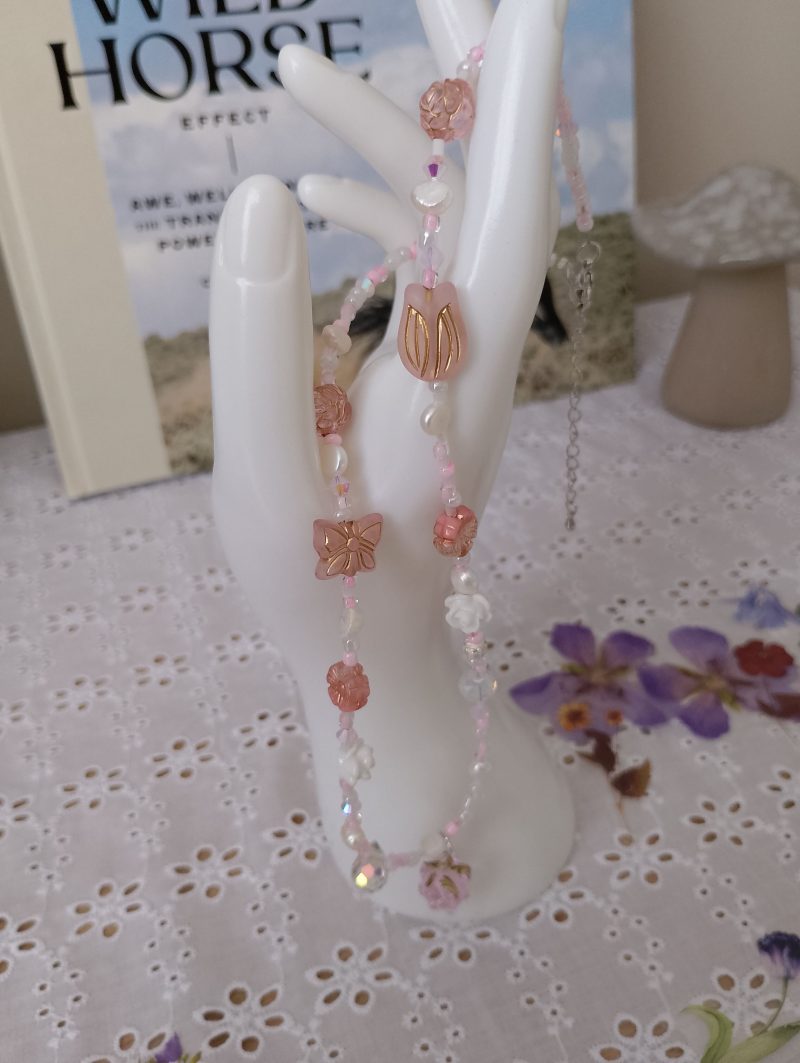 English Garden Necklace with Pearls