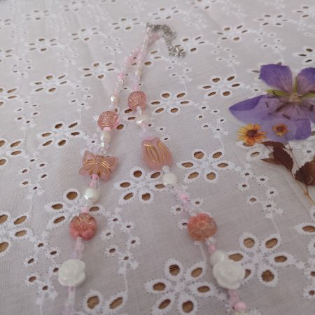 English Garden Necklace with Pearls