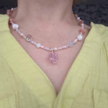 English Garden Necklace with Pearls