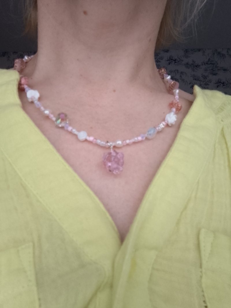 English Garden Necklace with Pearls