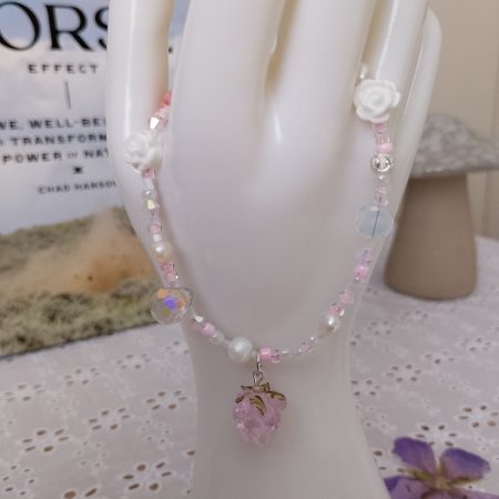 English Garden Necklace with Pearls
