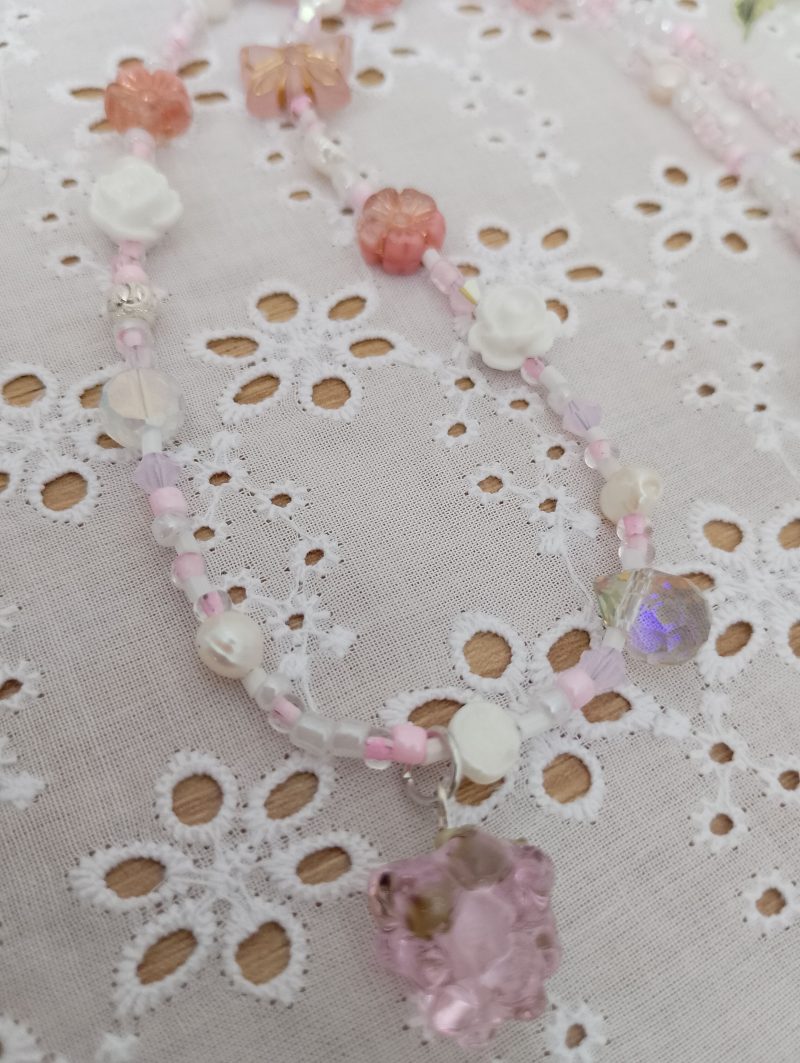 English Garden Necklace with Pearls