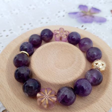 Amethyst 16cm Bracelet