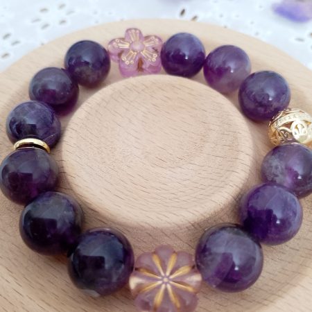 Amethyst 16cm Bracelet