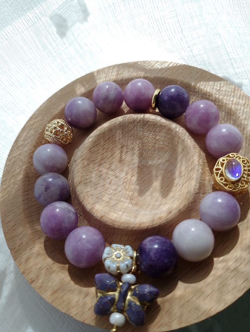 Lepidolite Crystal 16cm Bracelet