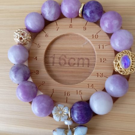 Lepidolite Crystal 16cm Bracelet