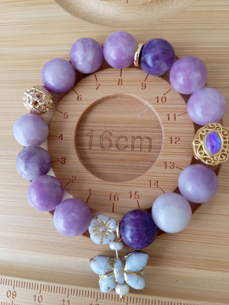Lepidolite Crystal 16cm Bracelet