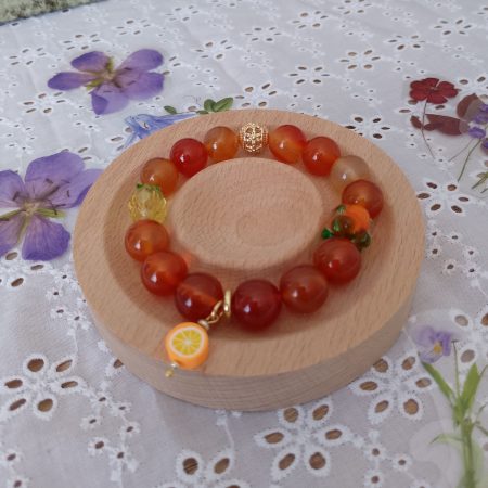 Carnelian Crystal 16cm Bracelet