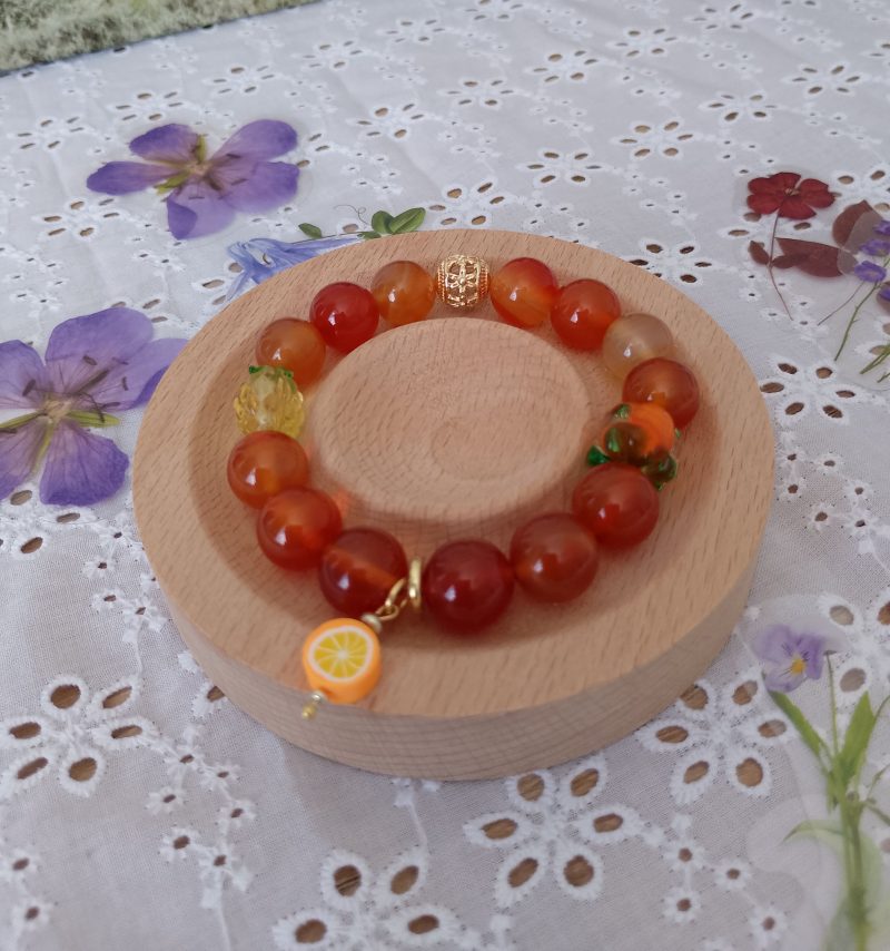 Carnelian Crystal 16cm Bracelet