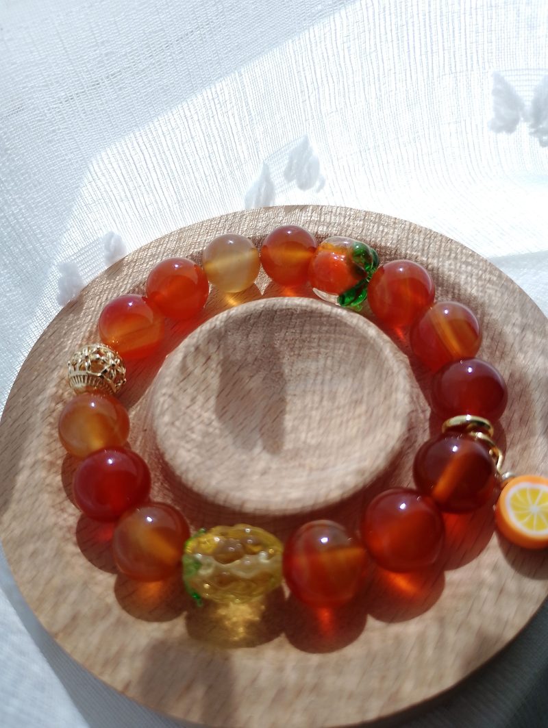 Carnelian Crystal 16cm Bracelet