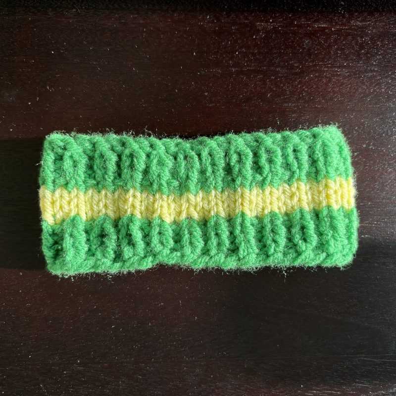 Hand Knitted boys/girls World Cup Baby Headbands in 3 Team Colours, 0-9 Months