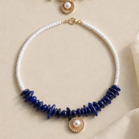 Coastal Theme Shell Chip Bead Anklets
