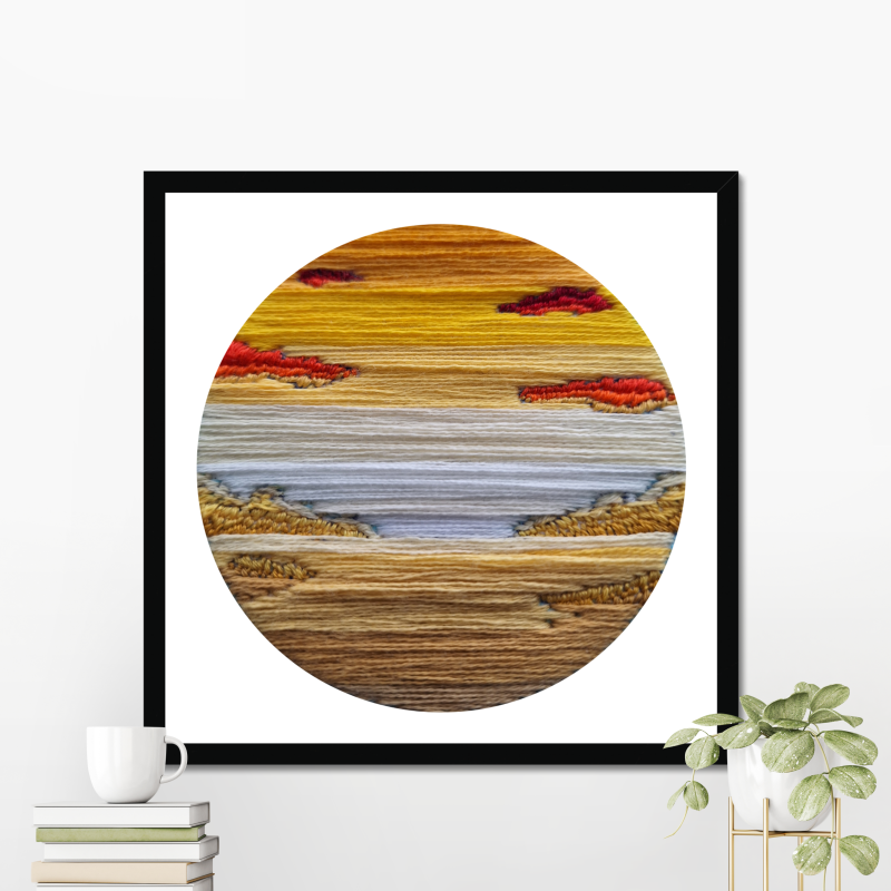 Warm Sunset — Fine Art Paper Print | Sunsets and Mornings Series