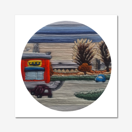 Winter — Old Swan Panorama — Fine Art Paper Print | Cityscape
