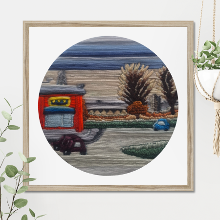 Winter — Old Swan Panorama — Fine Art Paper Print | Cityscape